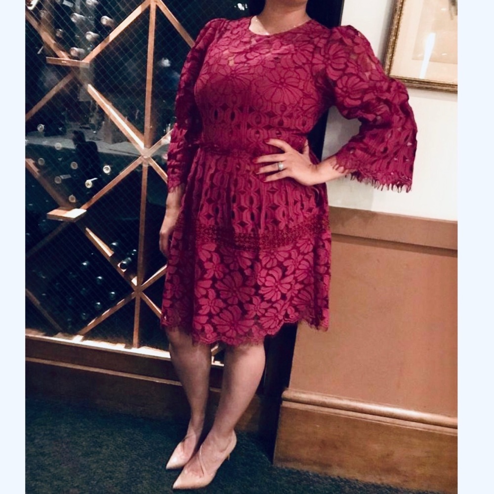 Shelli Segal Lace Dress